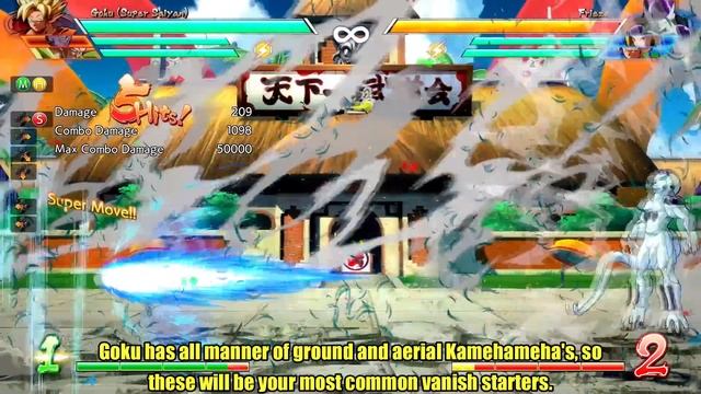 Dragon Ball FighterZ - Super Saiyan Goku Combo Guide