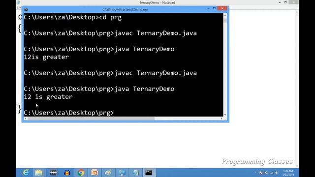 ternary operator in java in hindi | java for beginners in hindi смотреть онлайн