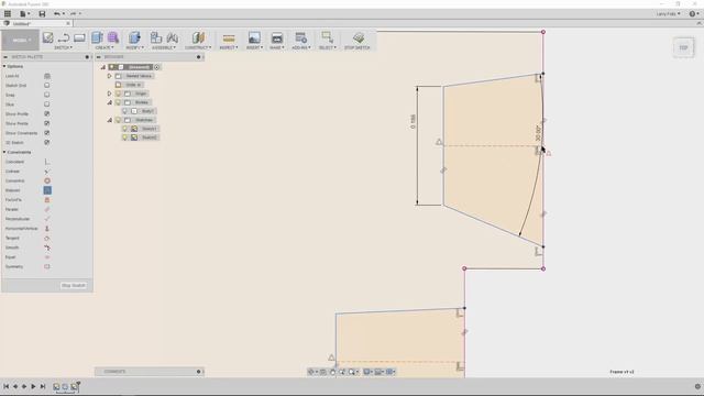 CAD Walkthrough/Tutorial - How to make a Defined Sketch [Pt 2 of 3] смотреть онлайн