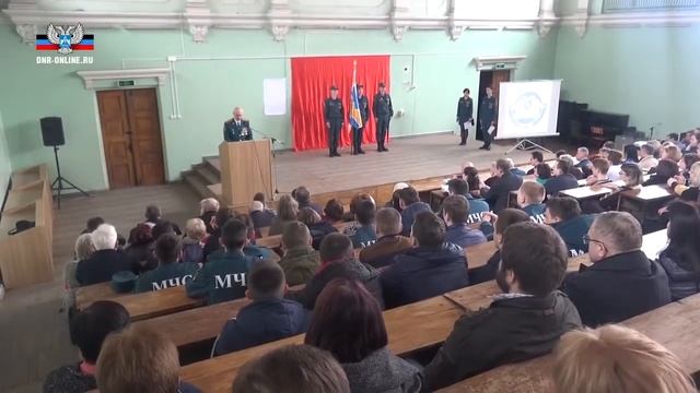 Первая годовщина со дня создания Академии гражданской защиты МЧС ДНР смотреть онлайн