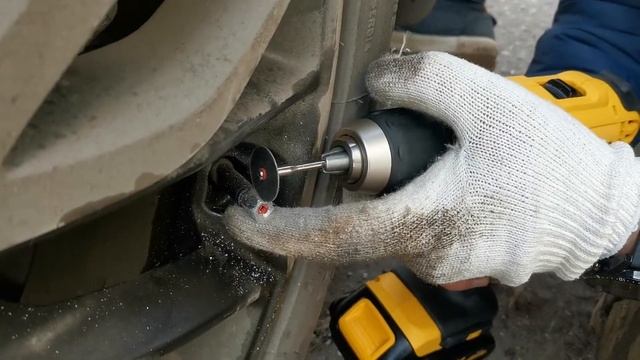 Как снять железные колпачки. смотреть онлайн