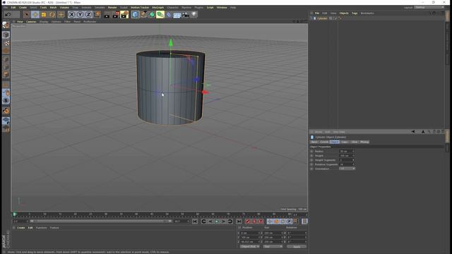 How to use Cylinder Tools in Cinema 4D R20 Speak Khmer | 03 смотреть онлайн