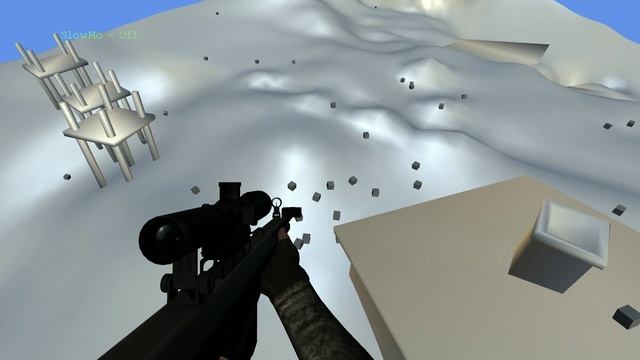 My 3D XNA Physics Shooter game "PhySniper" смотреть онлайн