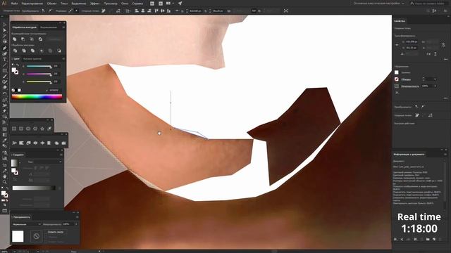 Low poly portrait. Adobe Illustrator Speed art смотреть онлайн
