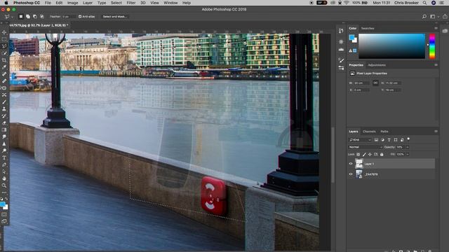How To Create a Fake Water Reflection - Photoshop смотреть онлайн