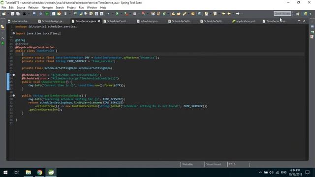 Spring Scheduler 001EXT - Testing Scheduled Task смотреть онлайн