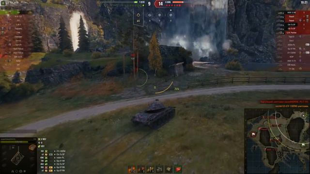 Т49 - МИНИ БАБАХА ТАЩИТ БОЙ ПРОТИВ СЕМИ ТАНКОВ