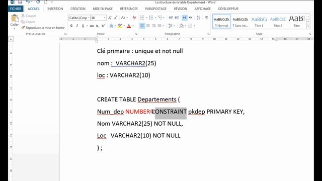 Oracle : Maîtriser les contraintes de la table смотреть онлайн
