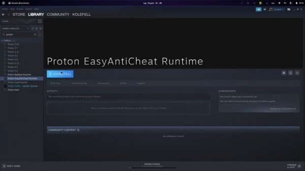 How To Install The Proton EasyAntiCheat on Steam For LINUX