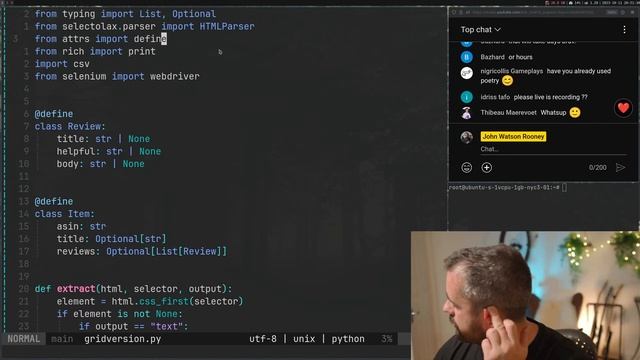 Web Scraping Live + New Discord Server! смотреть онлайн