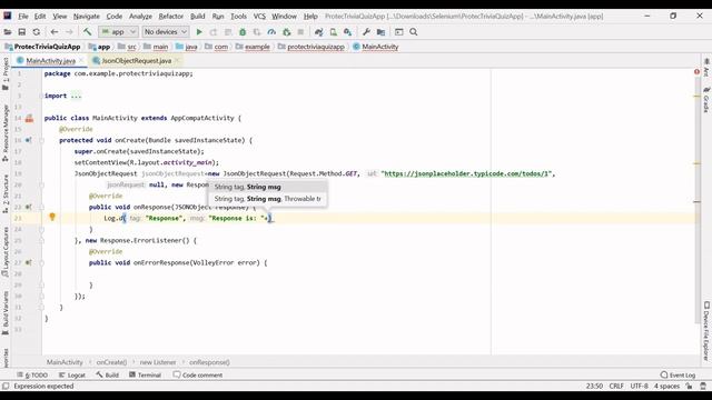 Get Json Object Response Using Volley смотреть онлайн