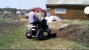 минитрактор из дизельного мотоблока своими руками предварительный результат