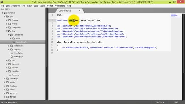 Sistema web PHP con laravel y Mysql (2-36) Configuración general Laravel 5.2 смотреть онлайн