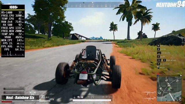 RYZEN 5 1400 RX580 (8 Games)