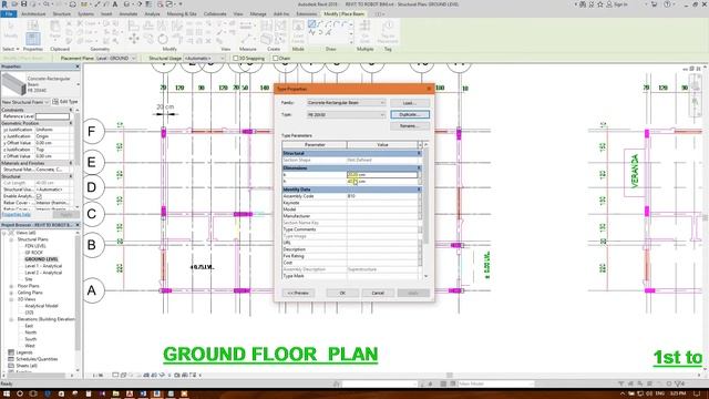 3. Structural Modeling in Revit using AutoCad Plan-Part1 смотреть онлайн