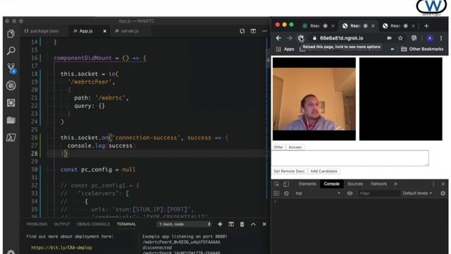 WebRTC Let's learn together (ReactJS) - Part 3 смотреть онлайн