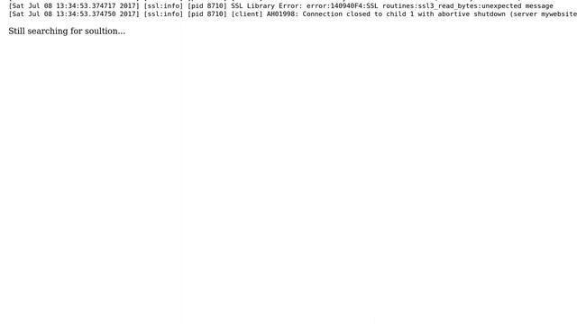 I'm getting error: SSL3_GET_RECORD:decryption failed or bad record mac (2 Solutions!!) смотреть онлайн