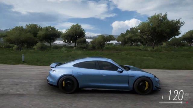 Porsche Taycan Turbo S 400 KM/H (Forza Horizon 5 Gameplay Porsche Top Speed) смотреть онлайн