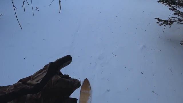 1/2. ШОК! ЗАСРАННАЯ ИЗБА В ТАЙГЕ. Поход. Сибирь. Камусные лыжи, буран, АБВГАТ. смотреть онлайн