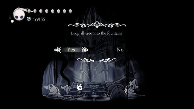 Dropping 16955 geo into the Pale King Fountain - Hollow Knight || Last soul vessel fragment locatio смотреть онлайн