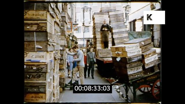 1960 Covent Garden, Royal Opera House, Market, Theatre Royal смотреть онлайн