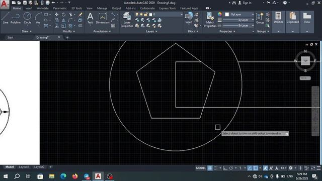 How to drawing 2D in AutoCAD beginner смотреть онлайн