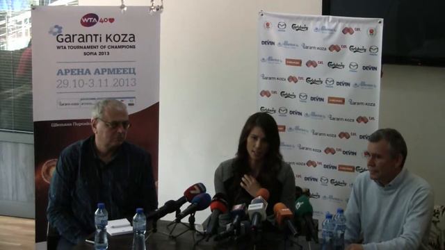 Pressconference of Tzveti Pironkova for Garanti Koza WTA ToC part 5 смотреть онлайн