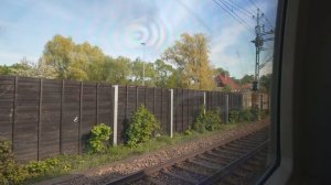 Sweden, Stockholm, train ride from Märsta to Solna