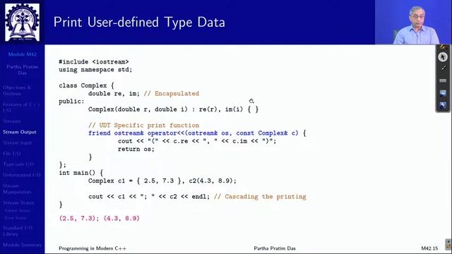 Lecture 42 Input Output Streams in C++ смотреть онлайн