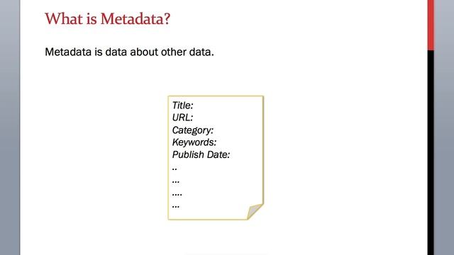 1.5 ElasticSearch Training - What is Metadata смотреть онлайн