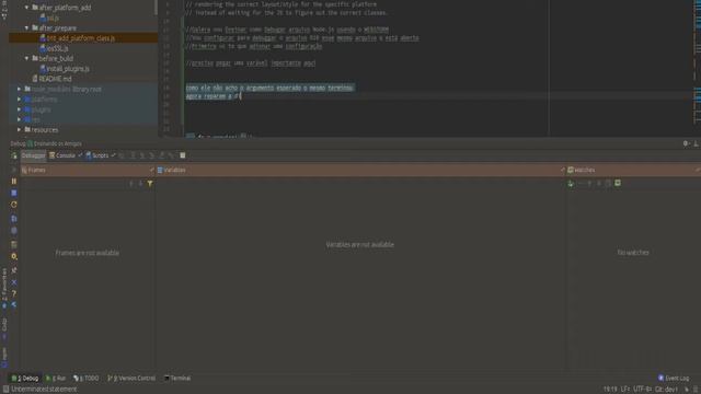 WebStorm debug Node.JS FILE(Depurar arquivo de node.js) смотреть онлайн