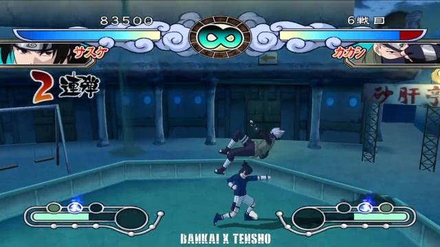 Naruto Clash Of Ninja 3 Sasuke (Original Outfit) Score Attack Mode 60fps