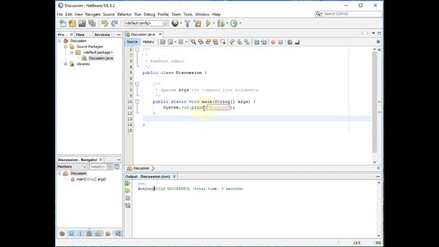 Première application Java avec NetBeans смотреть онлайн