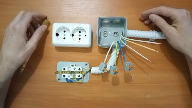 Как подключить двойную розетку с заземлением - Как подключить двойную розетку смотреть онлайн
