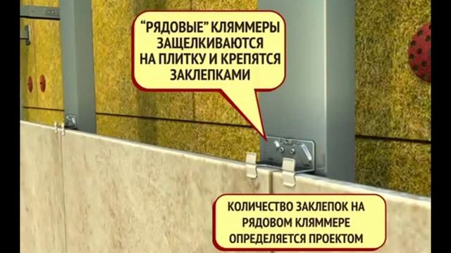 монтаж керамогранита на клямеры смотреть онлайн