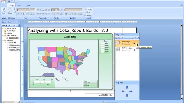 SQL Report Builder 3.0 Color Coded Maps смотреть онлайн