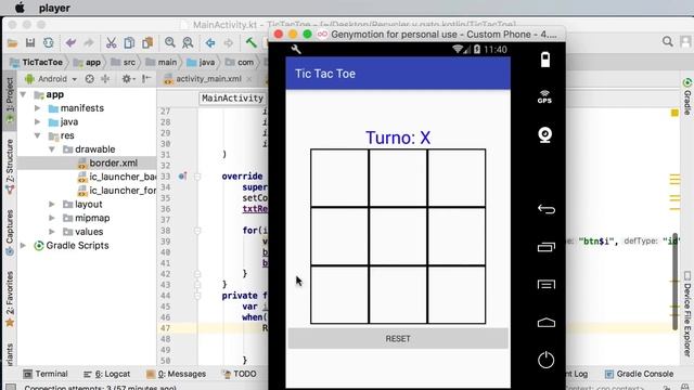 Juego Tic Tac Toe / Gato en Kotlin y Android - Bytes смотреть онлайн