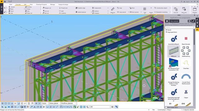 How to create BILLBOARDS using Custom Components | Tekla Structures смотреть онлайн