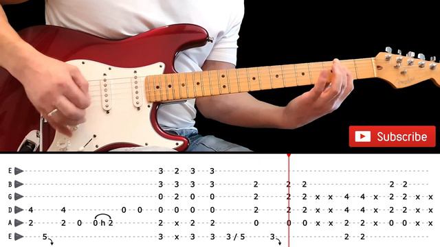 I WANT IT ALL - Guitar intro riff lesson with tabs (fast & slow) - Queen смотреть онлайн