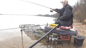 Можайское водохранилище!Ловля рыбы на фидер.Фидер в ноябре.Рыбалка поздней осенью.Донная снасть 202