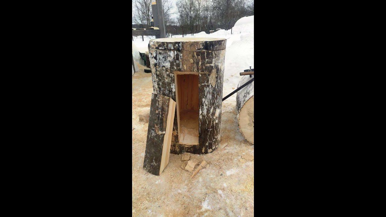 Колоды для пчел. Отличный способ изготовления вертикальных колод! смотреть онлайн