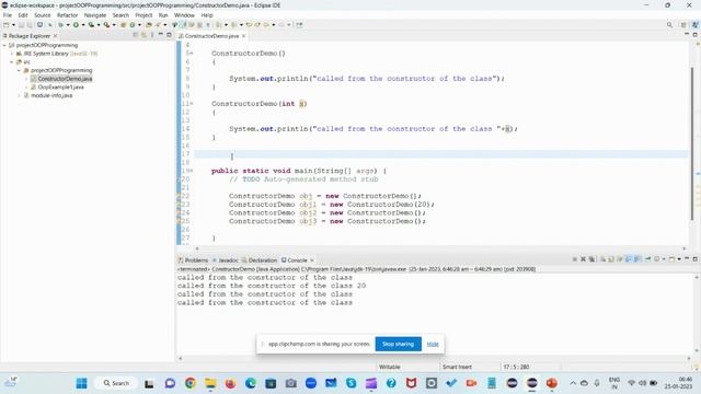 Classes and Constructors in Java - Demo - Devsena Mishra смотреть онлайн