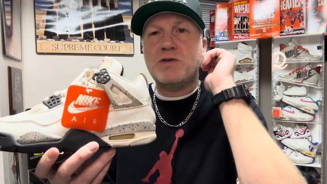 NIKE AIR JORDAN 4 WHITE CEMENT - is it time for a reimagined version? смотреть онлайн