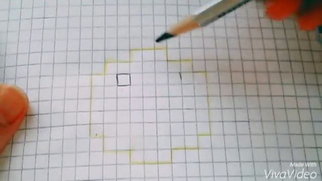 ☻Как сделать смайлик по клеточкам !!!! / Очень быстро и просто!☻ смотреть онлайн