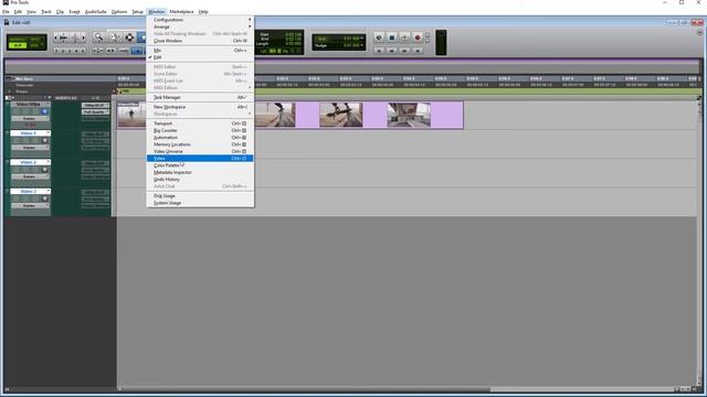 Видеоуроки PRO TOOLS Урок 12 Треки. Video Track смотреть онлайн