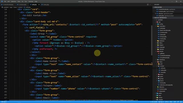 Edit Data Berelasi (Combobox Selected Tabel Lain) CI4 [27] смотреть онлайн