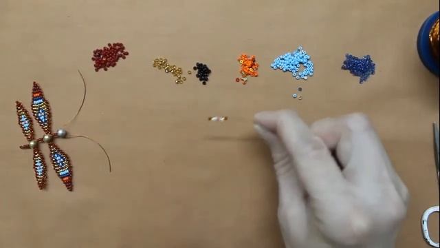 Самоучитель по бисероплетению. Часть первая (база). Изделие № 4 "Бабочка" (часть 4) смотреть онлайн