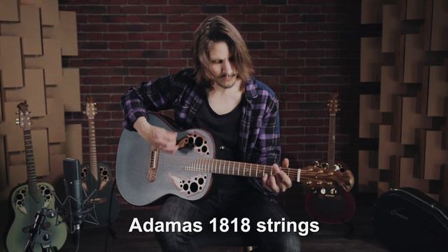 FEATURES 🇺🇸 ADAMAS by Ovation 1687GT-8-G Reverse Blue Burst 🎸✨ смотреть онлайн