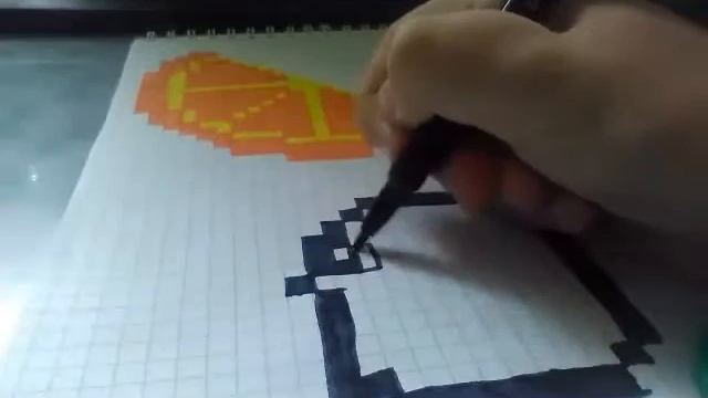 Как нарисовать пингвина потклеточкам смотреть онлайн