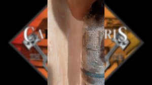 Выявление утечки бытового газа при помощи мыльной эмульсии.